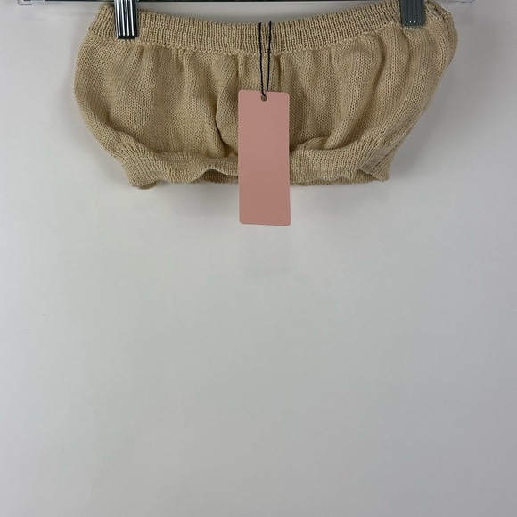 Micas Women's Knitted Tube Top Midi Fringe Skirt Set - Picture 2 of 7